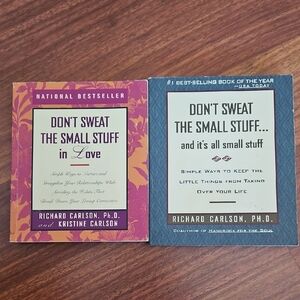 2 Paperback Books Don't Sweat The Small Stuff In Love